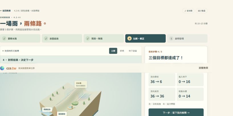 一場雨,兩條路實際遊戲畫面